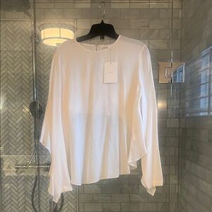 A.L.C. Classic Cream Blouse